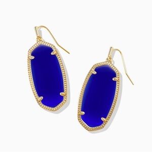 Kendra Scott Elle Cobalt Cat’s Eye Earrings
